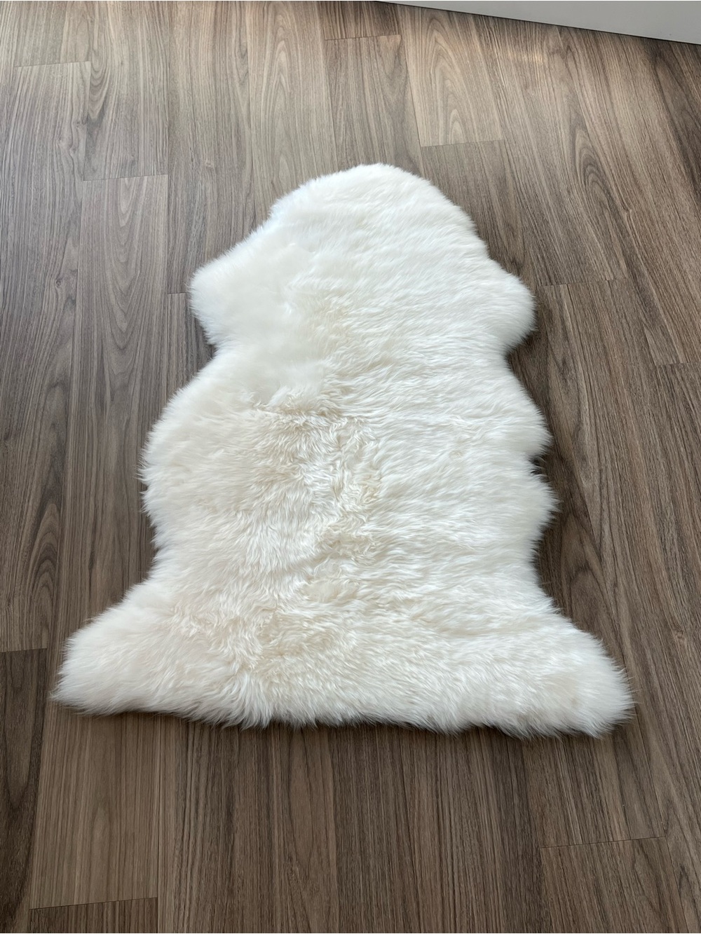 UGG Australia Home Sheepskin Area Rug Natural Double 2' x 3' Fur Rug *NEW*